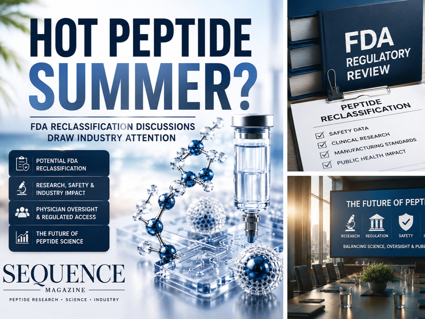“Hot Peptide Summer?” Industry Watches Potential FDA Reclassification Discussions Closely