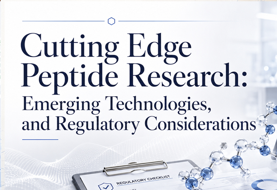 Explore key peptide research trends in 2026, including AI-guided design, macrocyclic peptides, drug delivery systems, metabolic research, peptide-drug conjugates, and regulatory considerations.