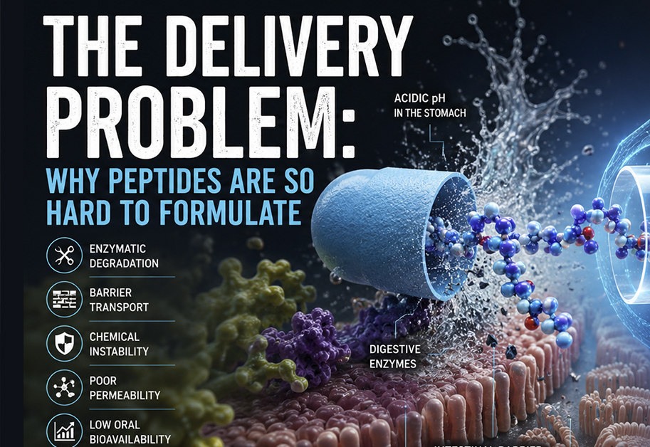 The Delivery Problem: Why Peptides Are So Hard to Formulate