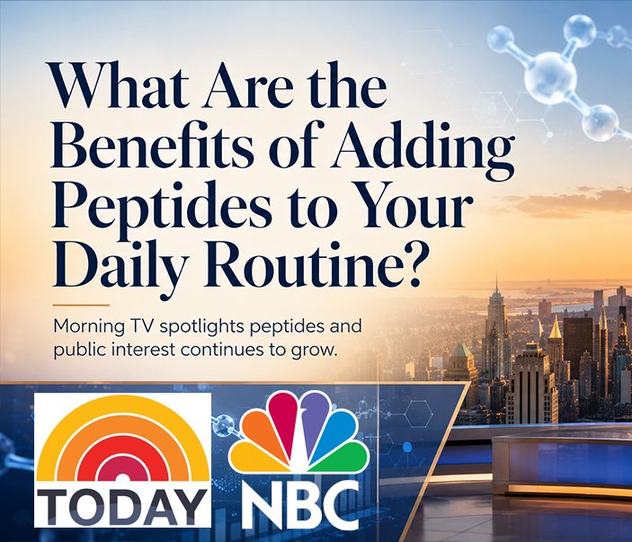 scene of the Today Show featuring Peptides